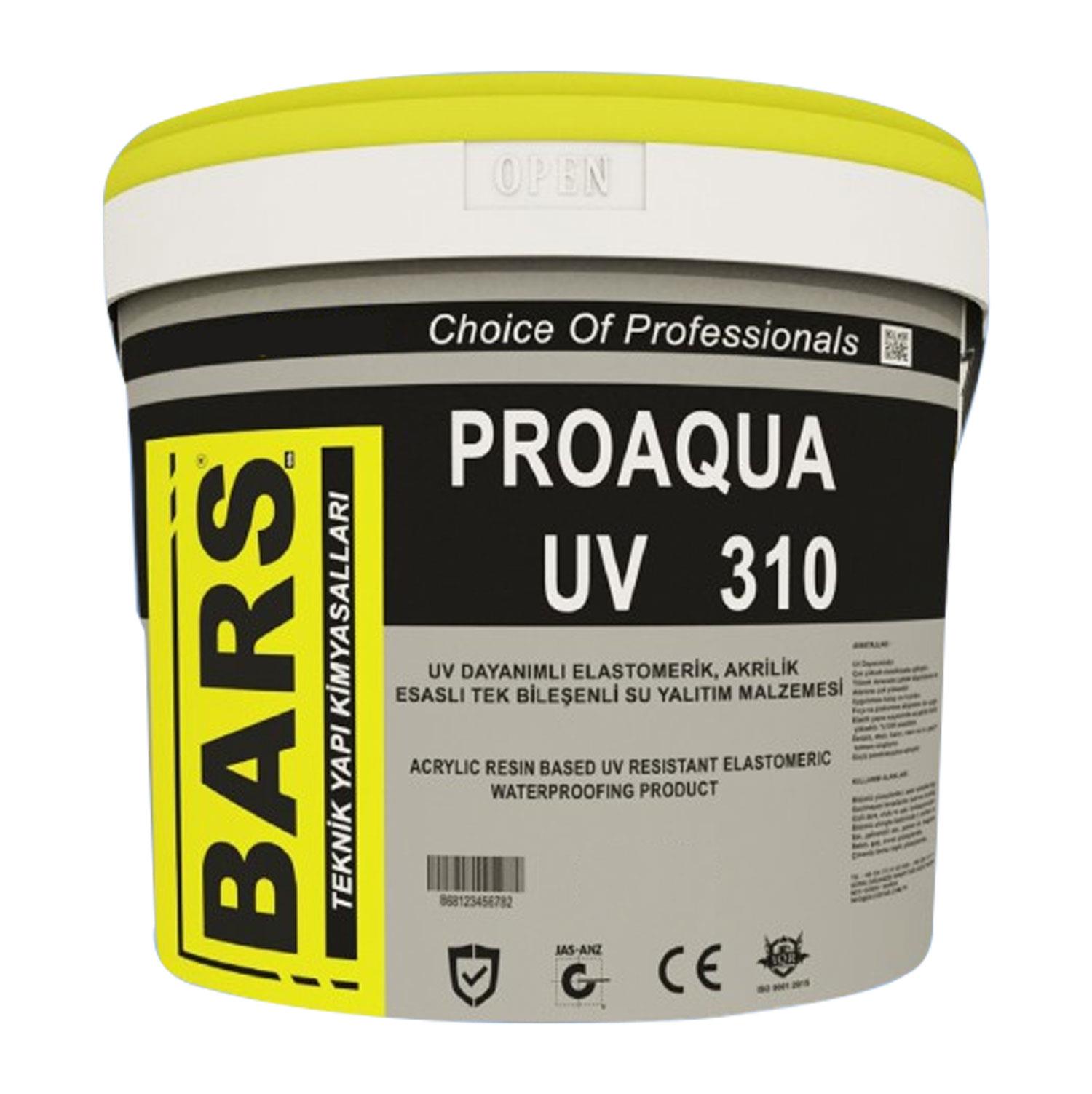Bars Proaqua UV 301 Akrilik Reçine Esaslı Su Yalıtım Ürünü 5 Kg